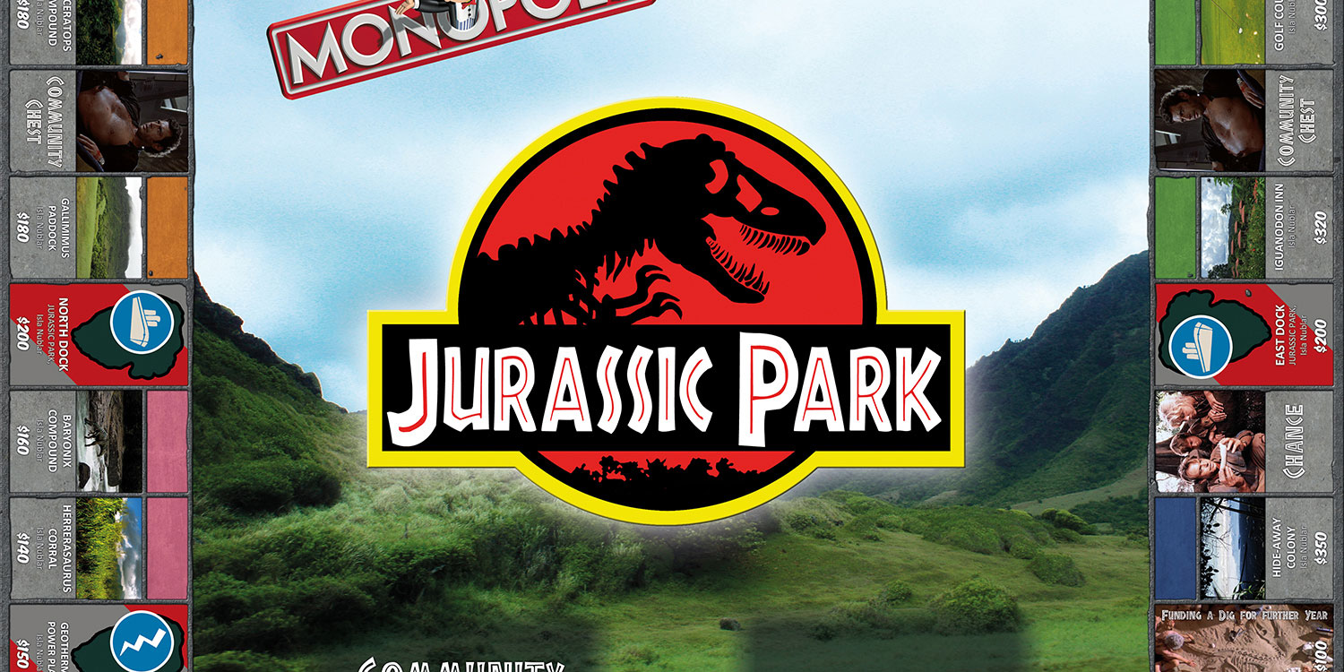 Spielmaterial Jurassic Park Monopoly